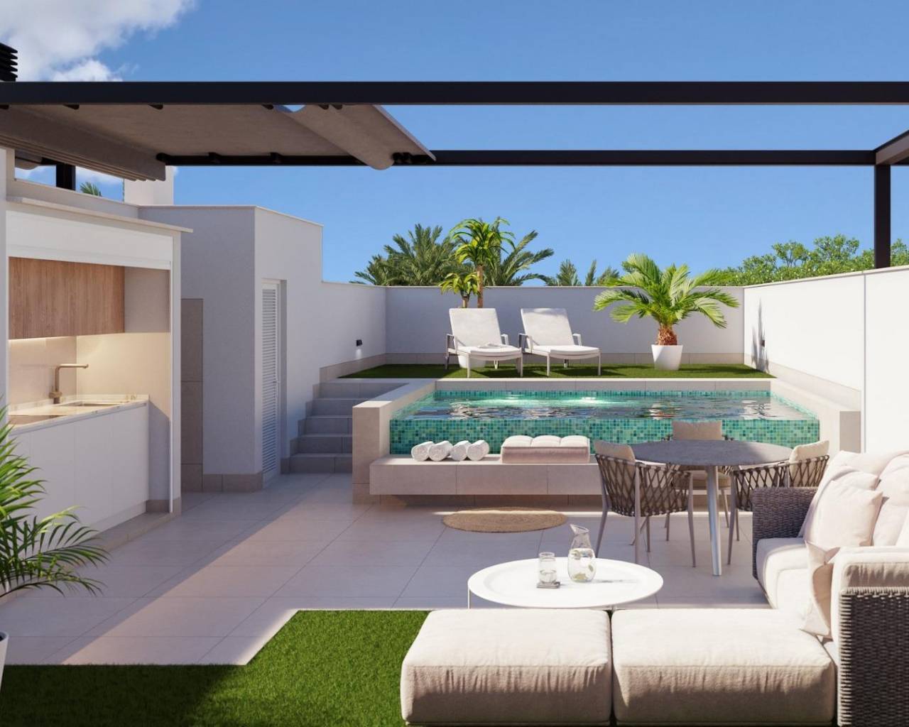 Bungalow - New Build - Pilar de la Horadada - parques de Andromeda