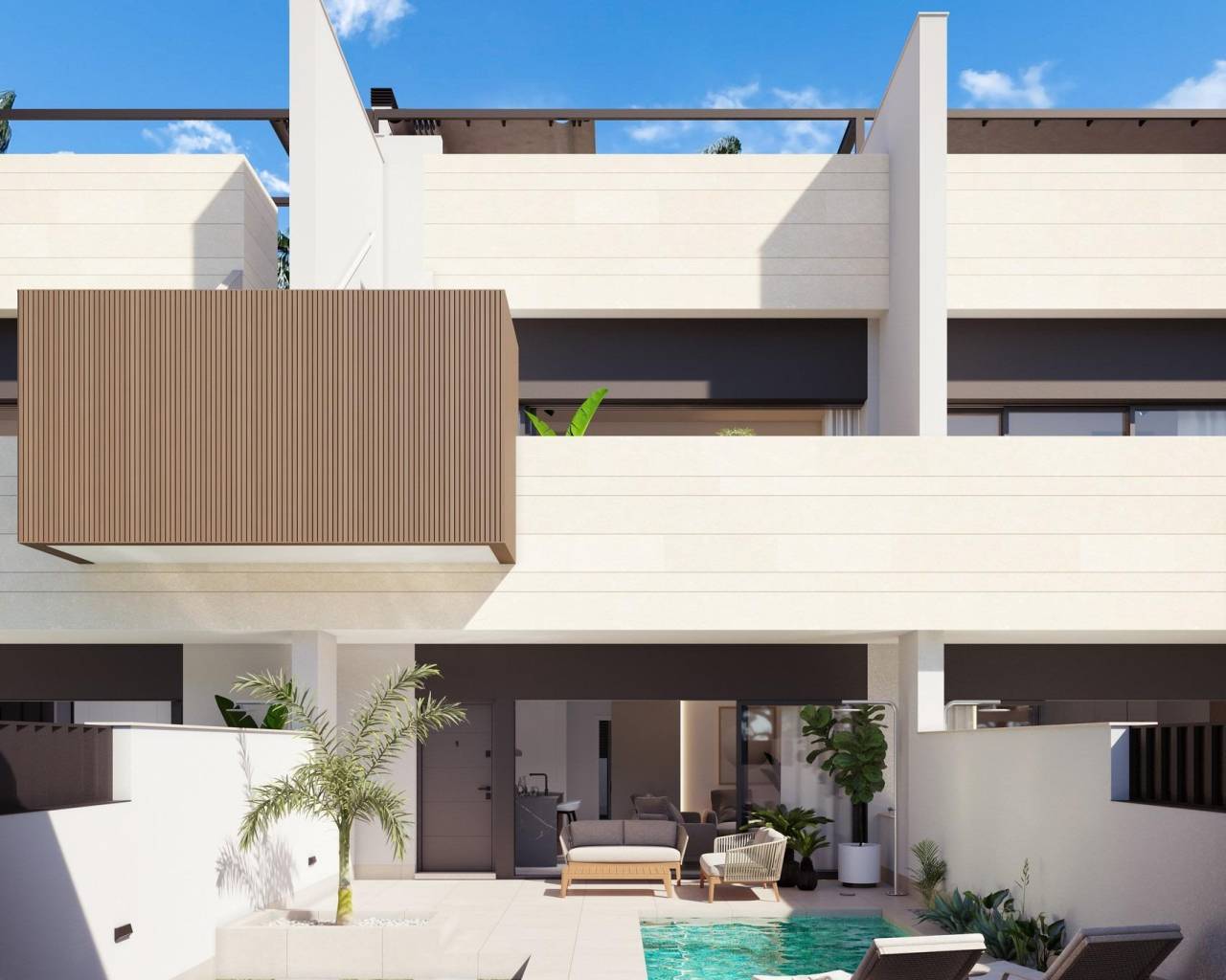 Bungalow - Nueva construcción  - Pilar de la Horadada - parques de Andromeda