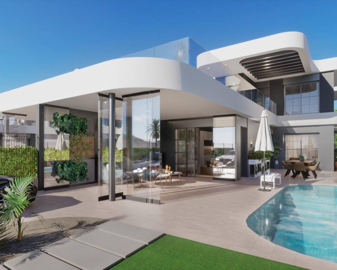 Chalet Independiente - Nueva construcción  - Los Alcazares - Serena Golf