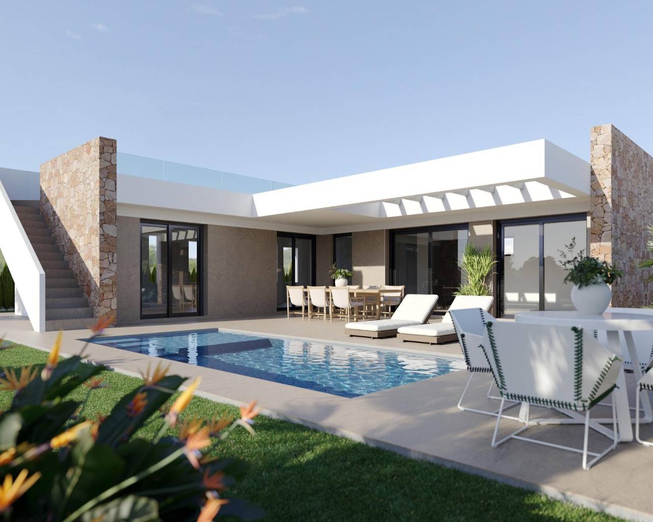 Detached Villa - New Build - Fuente Álamo - Hacienda del Alamo