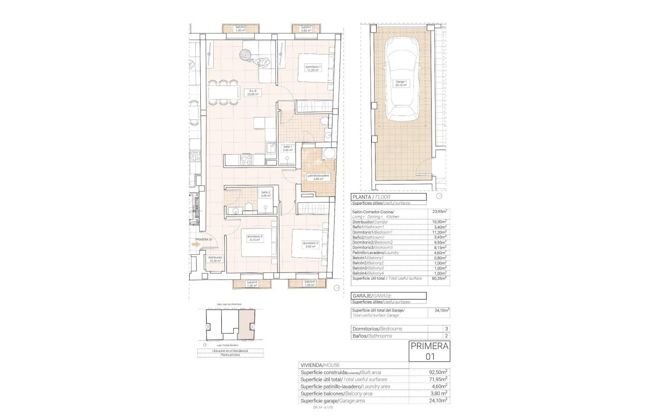 New Build - Apartment - Hondón de las Nieves - Pueblo