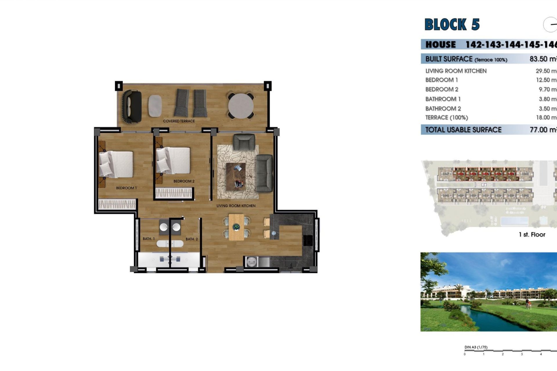 New Build - Apartment - Los Alcazares - La Serena Golf