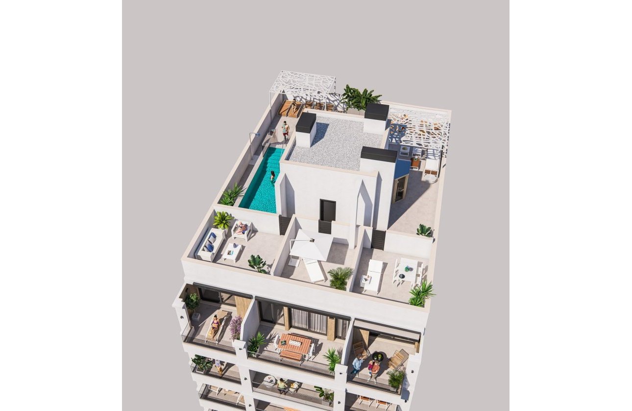 New Build - Apartment - Torrevieja - Playa de El Cura