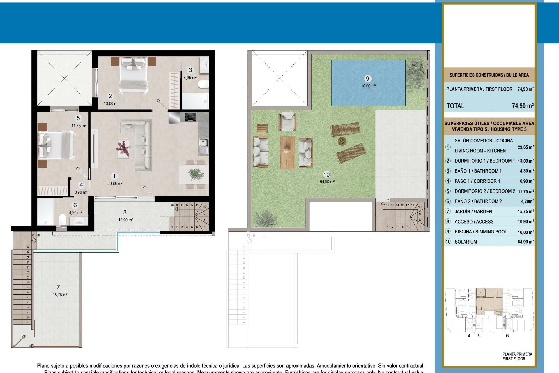 New Build - Bungalow - San Pedro del Pinatar - Lo Pagan