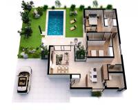 New Build - Detached Villa - Baños y Mendigo - Altaona Golf