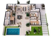 New Build - Detached Villa - Baños y Mendigo - Altaona Golf