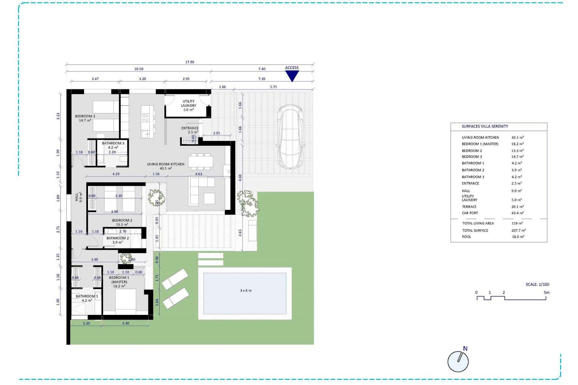 New Build - Detached Villa - Baños y Mendigo - Altaona Golf