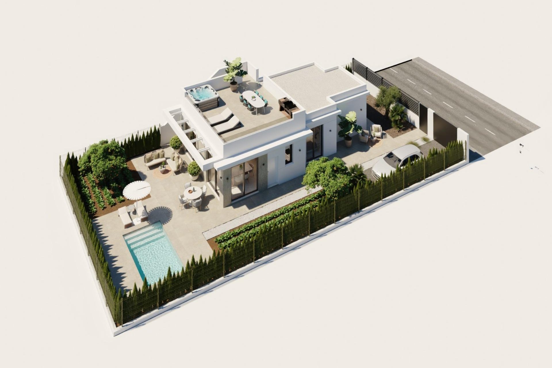 New Build - Detached Villa - Fuente Álamo - Hacienda Del Álamo Golf