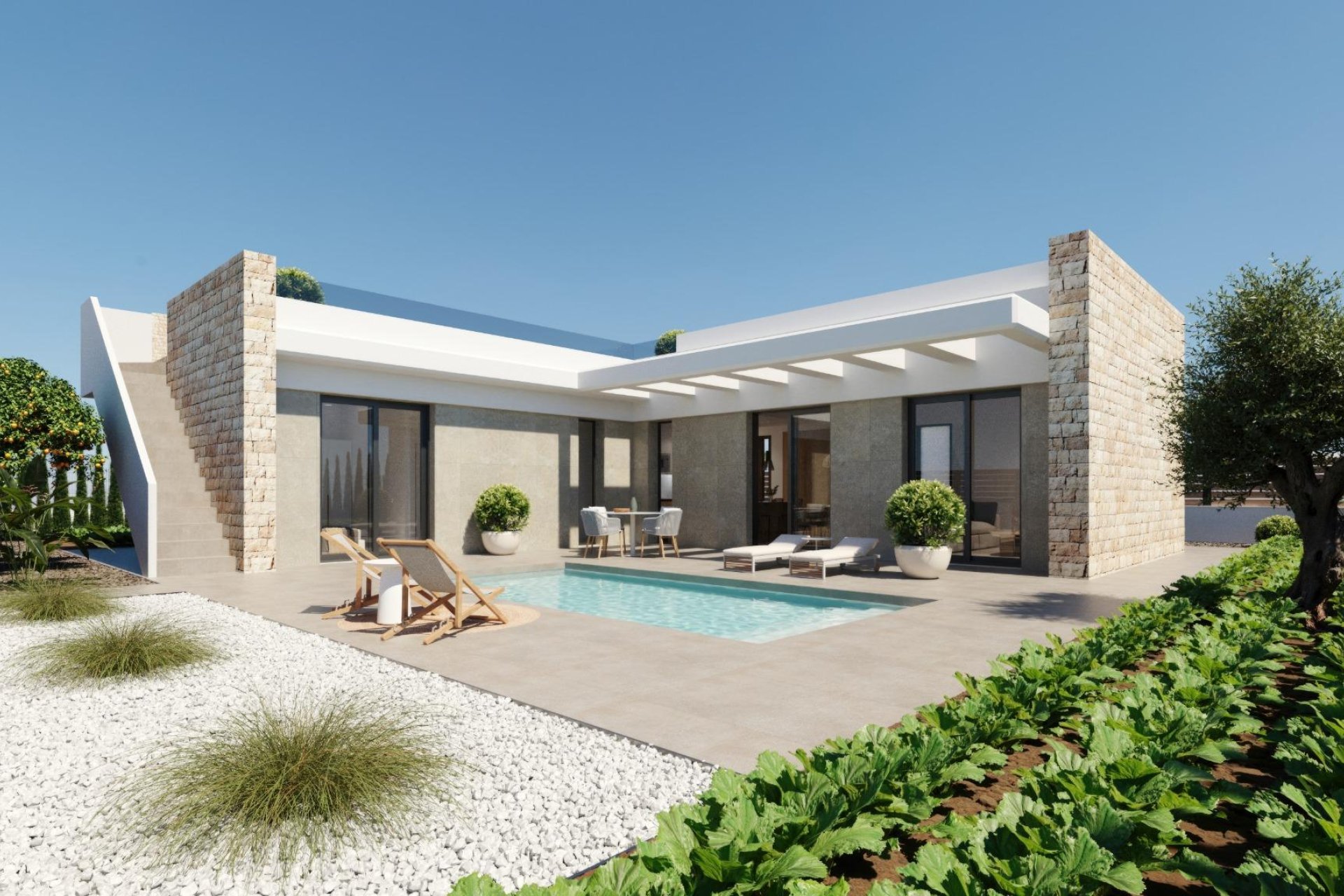 New Build - Detached Villa - Fuente Álamo - Hacienda del Alamo