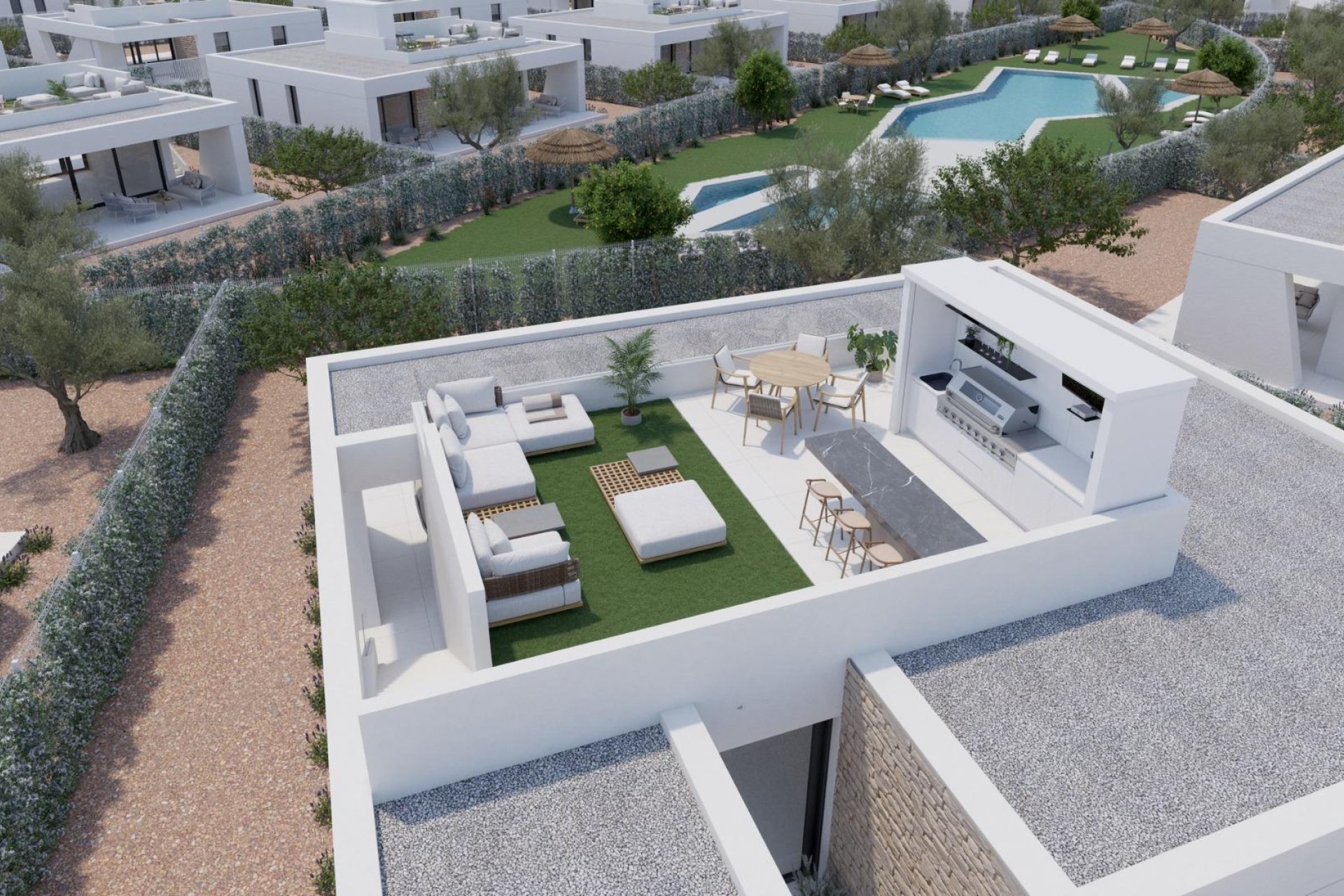 New Build - Detached Villa - Fuente Álamo - Hacienda del Alamo