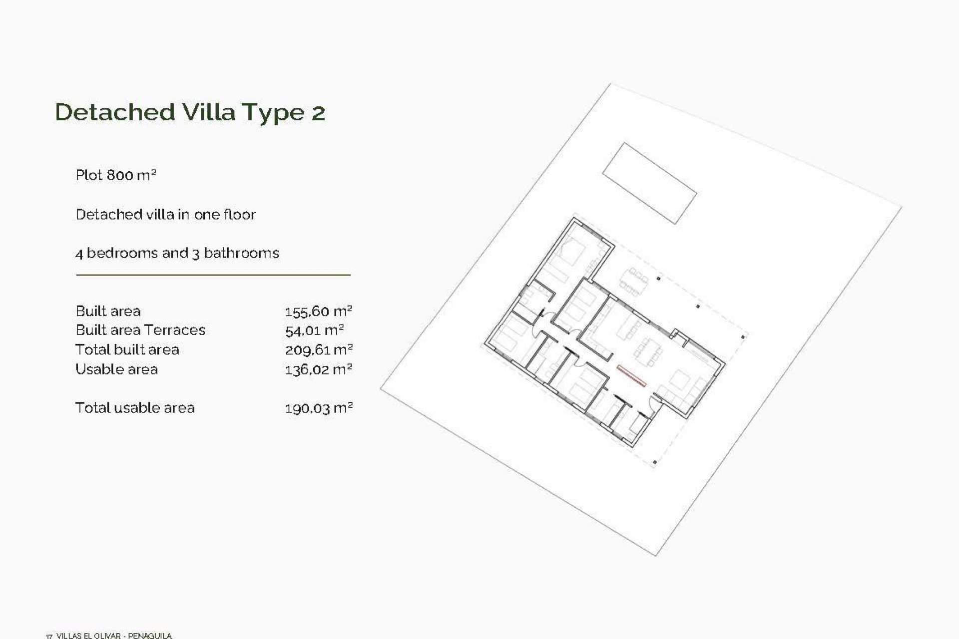 New Build - Detached Villa - Penaguila - El Olivar