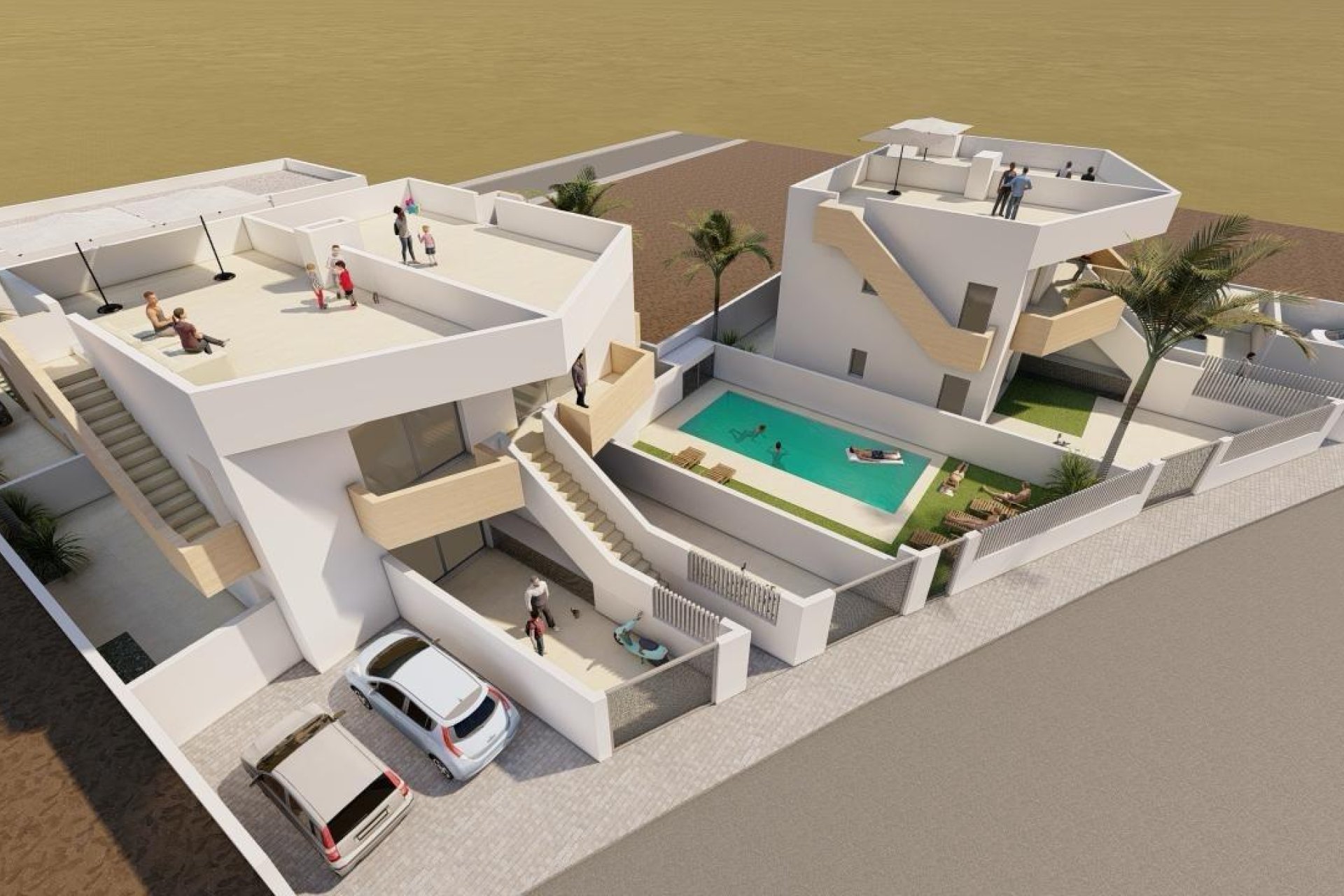New Build - Detached Villa - Puerto de Mazarron - Mar De Plata