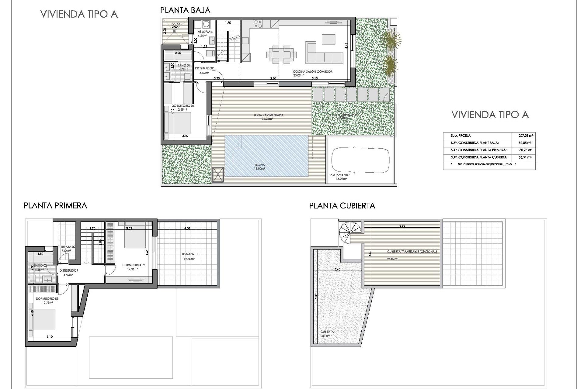 New Build - Quad - Bigastro - Loma Alta