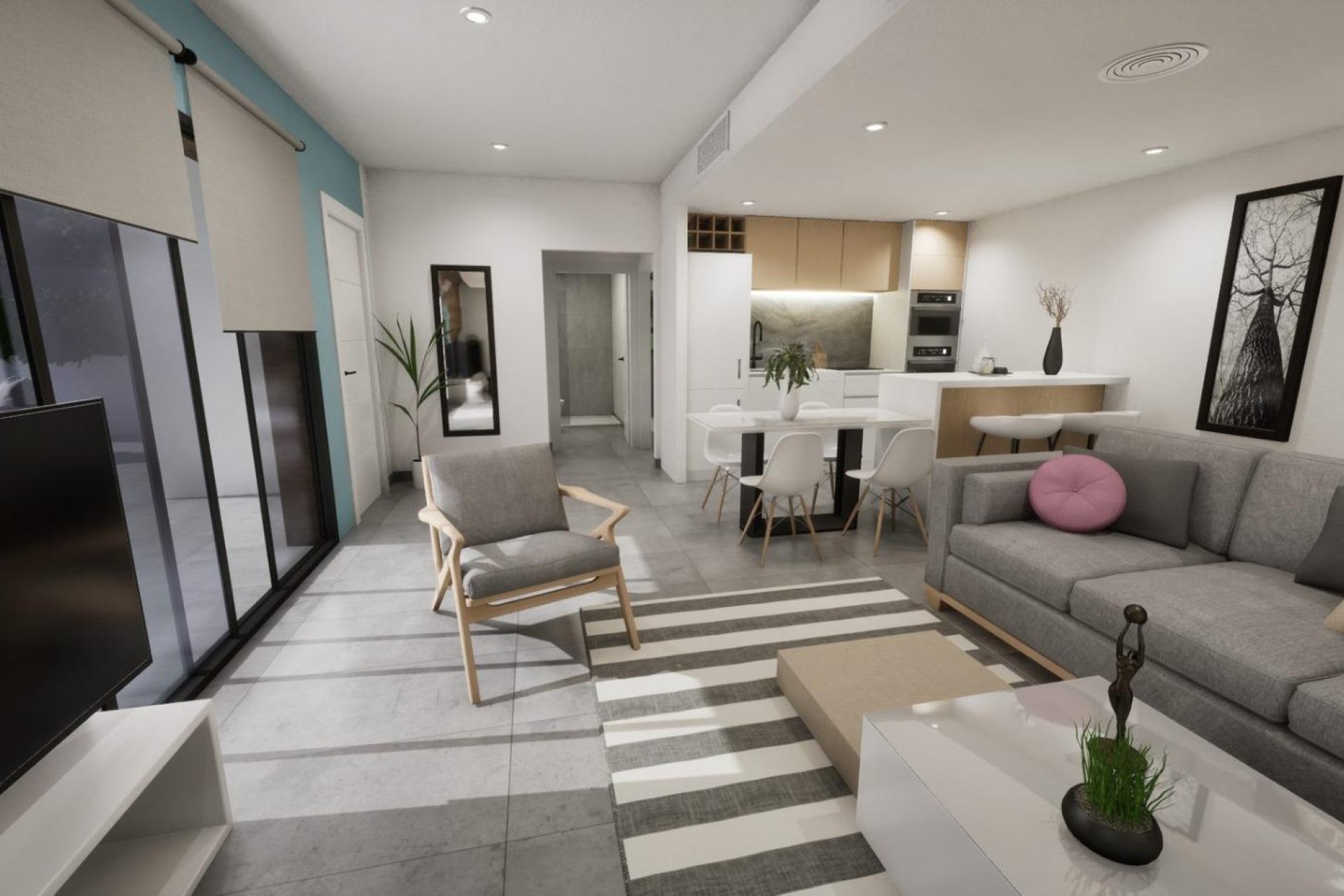 New Build - Quad - Torre Pacheco - pueblo