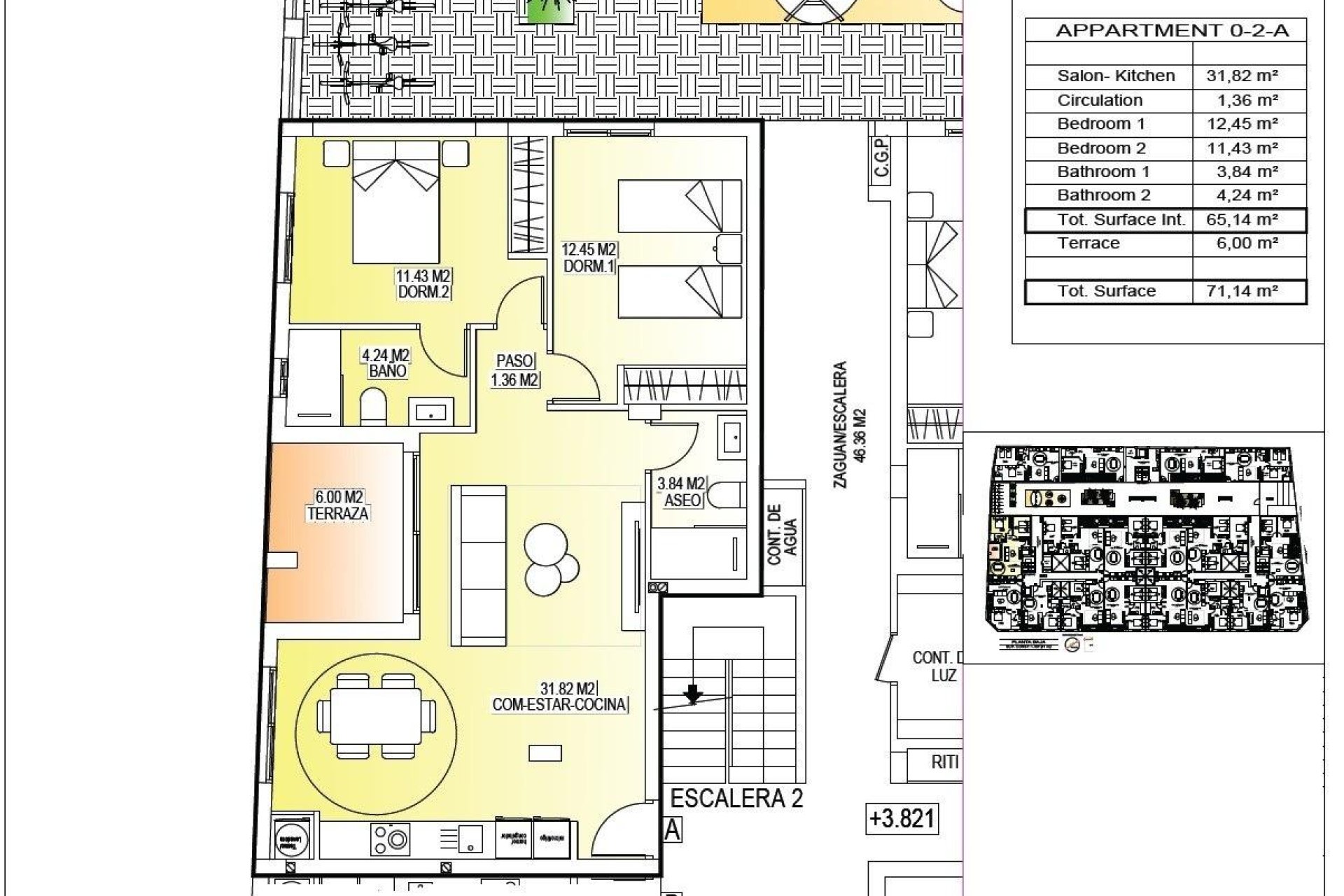 Nueva construcción  - Apartamento - San Miguel de Salinas - Pueblo