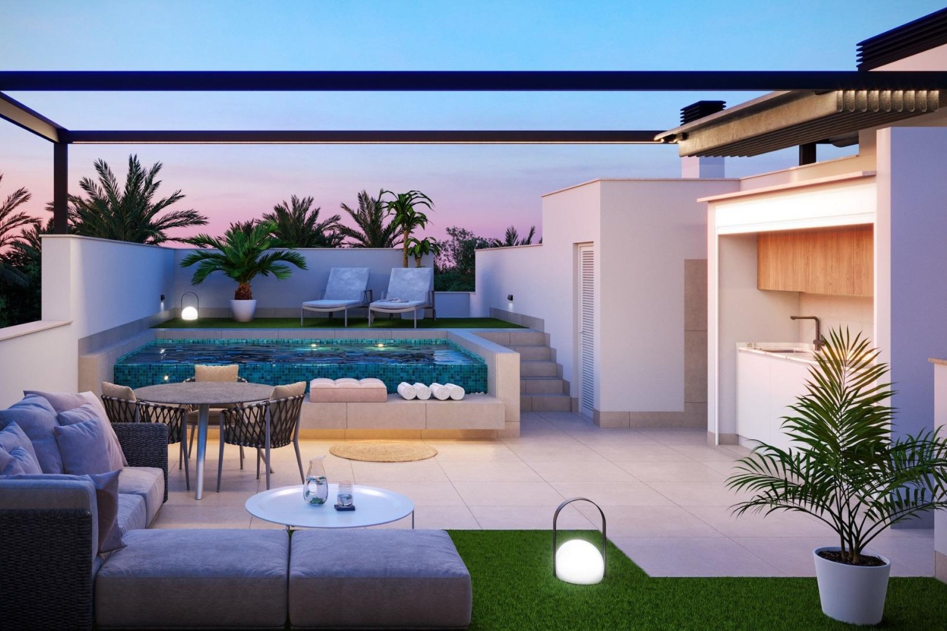 Nueva construcción  - Bungalow - Pilar de la Horadada - parques de Andromeda