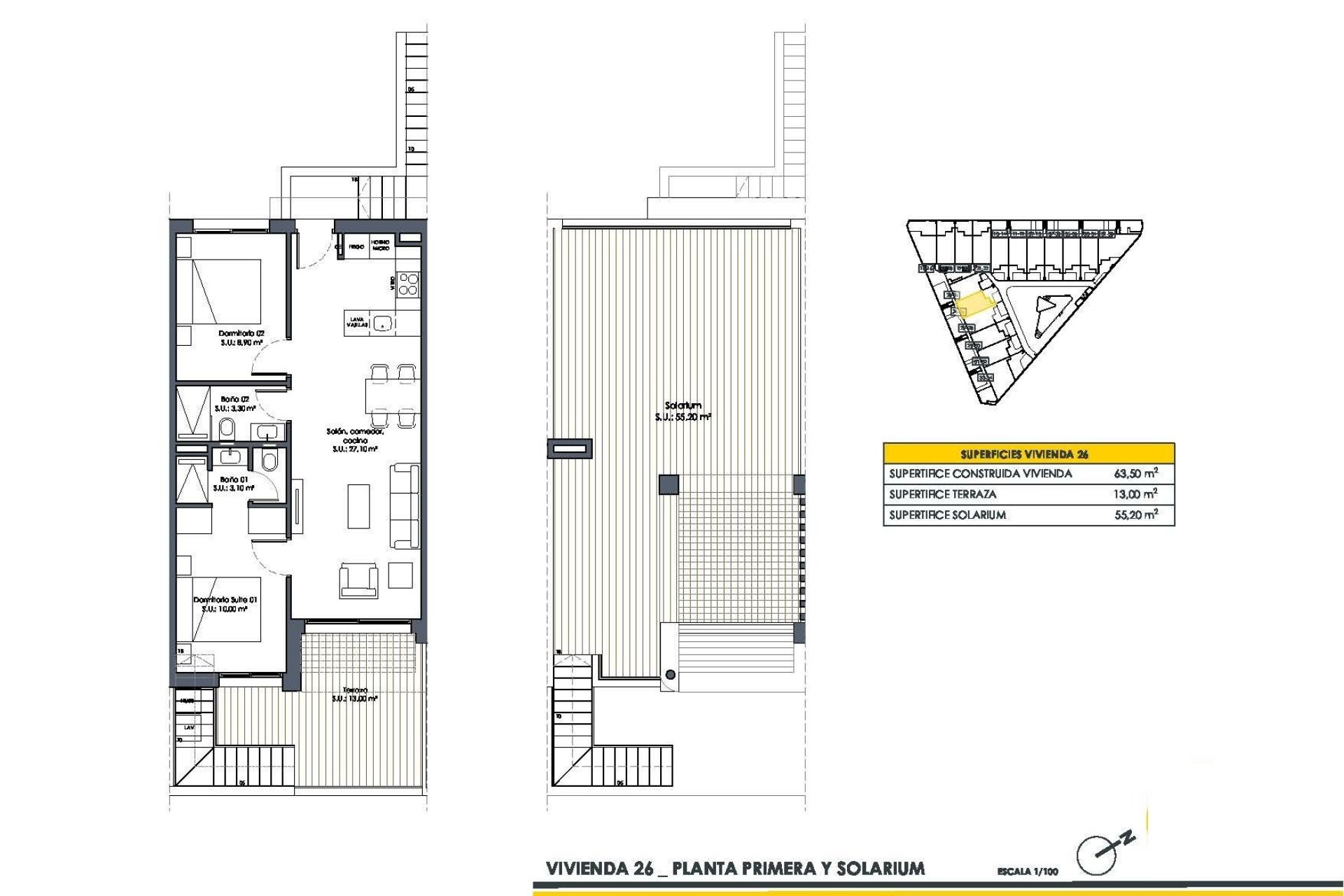 Nueva construcción  - Bungalow - San Fulgencio - Pueblo