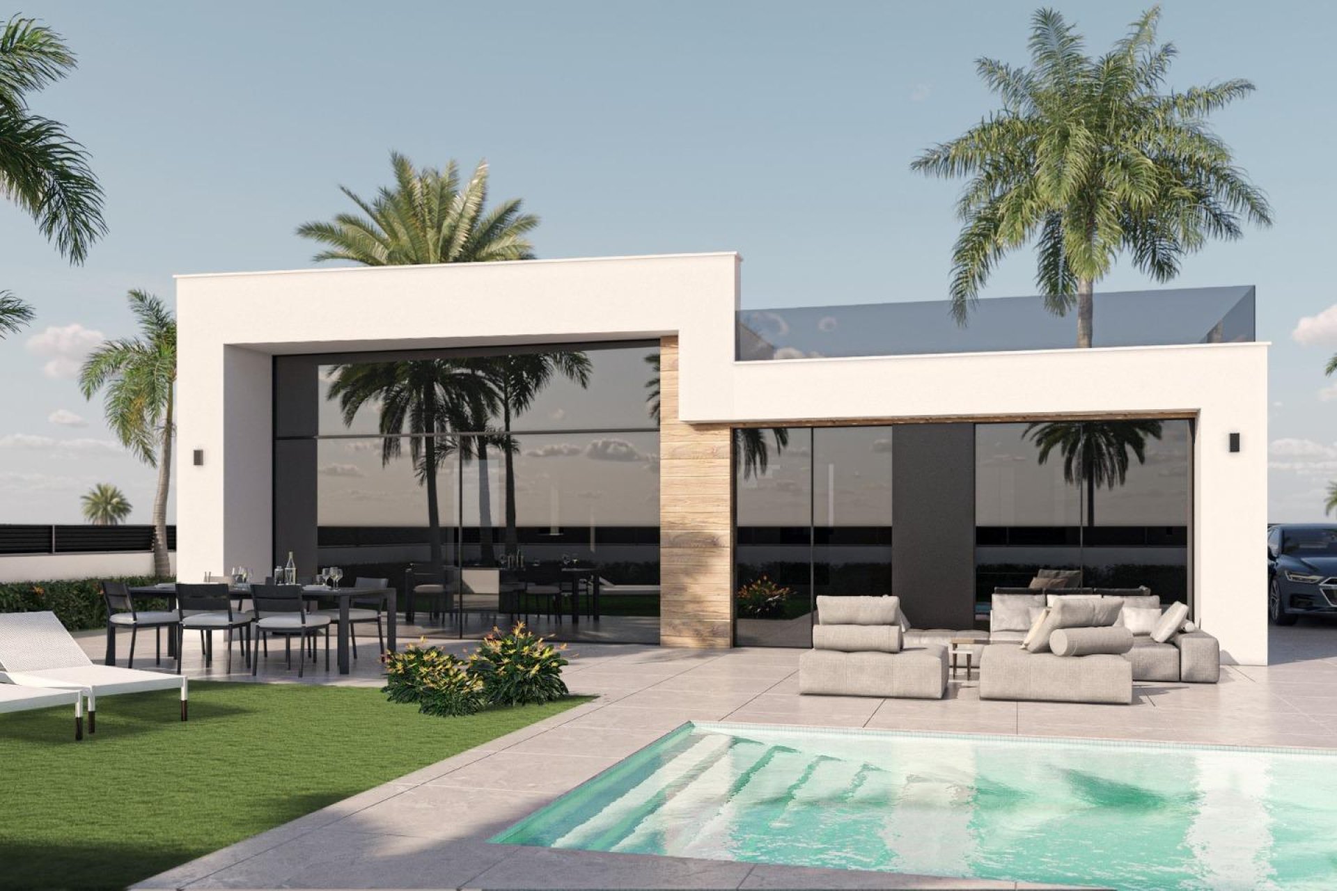 Nueva construcción  - Chalet Independiente - Alhama De Murcia - Condado De Alhama