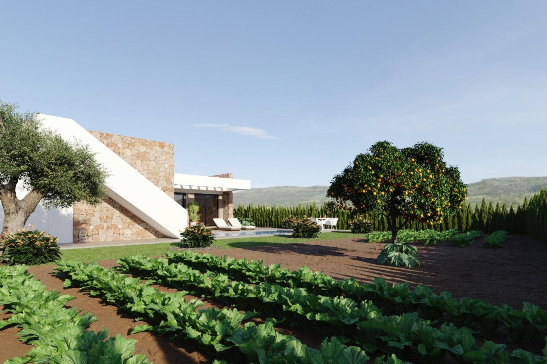 Nueva construcción  - Chalet Independiente - Fuente Álamo - Hacienda del Alamo