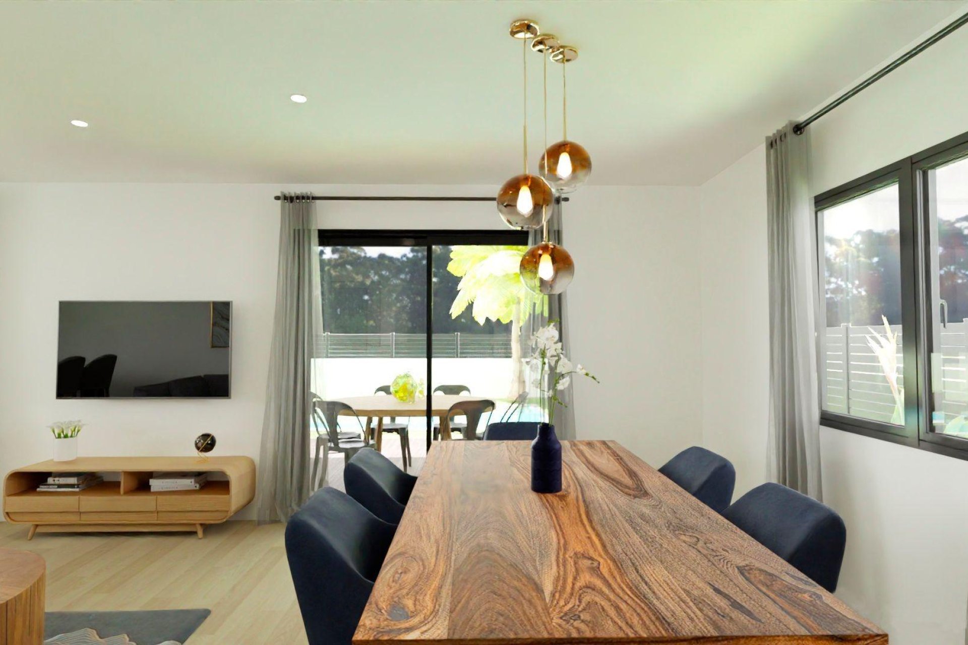 Nueva construcción  - Chalet Independiente - Hondón de las Nieves - Urbaniz La Montañosa