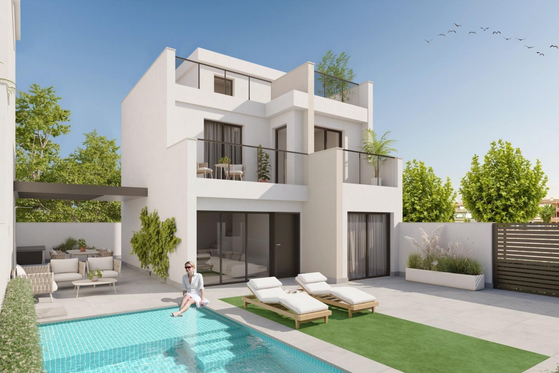 Nueva construcción  - Chalet Independiente - Los Alcazares - Playa la Atascadera
