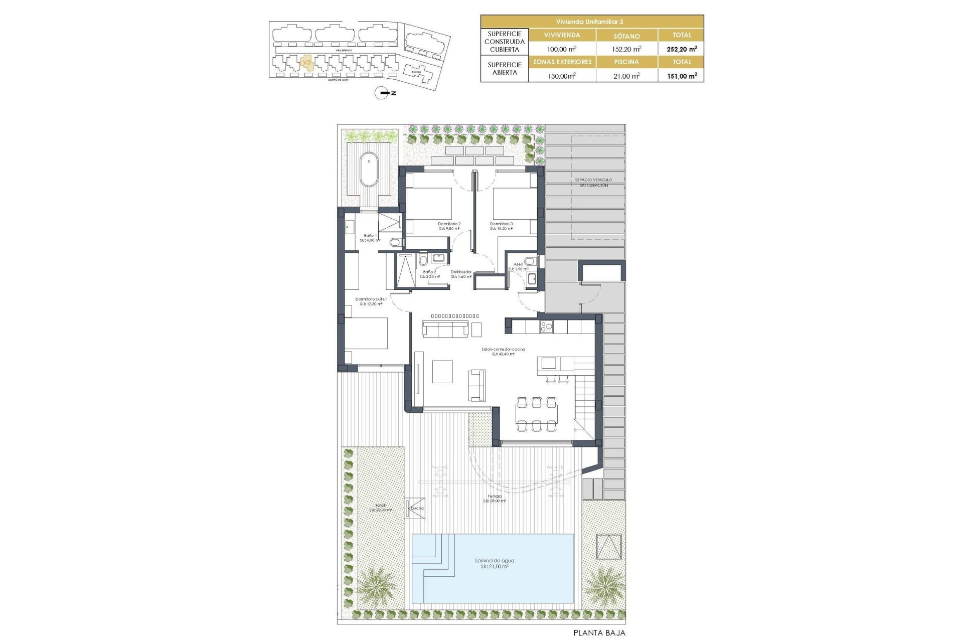 Nueva construcción  - Chalet Independiente - Los Alcazares - Serena Golf