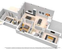 Nueva construcción  - Chalet Independiente - Los Alcazares - Serena Golf