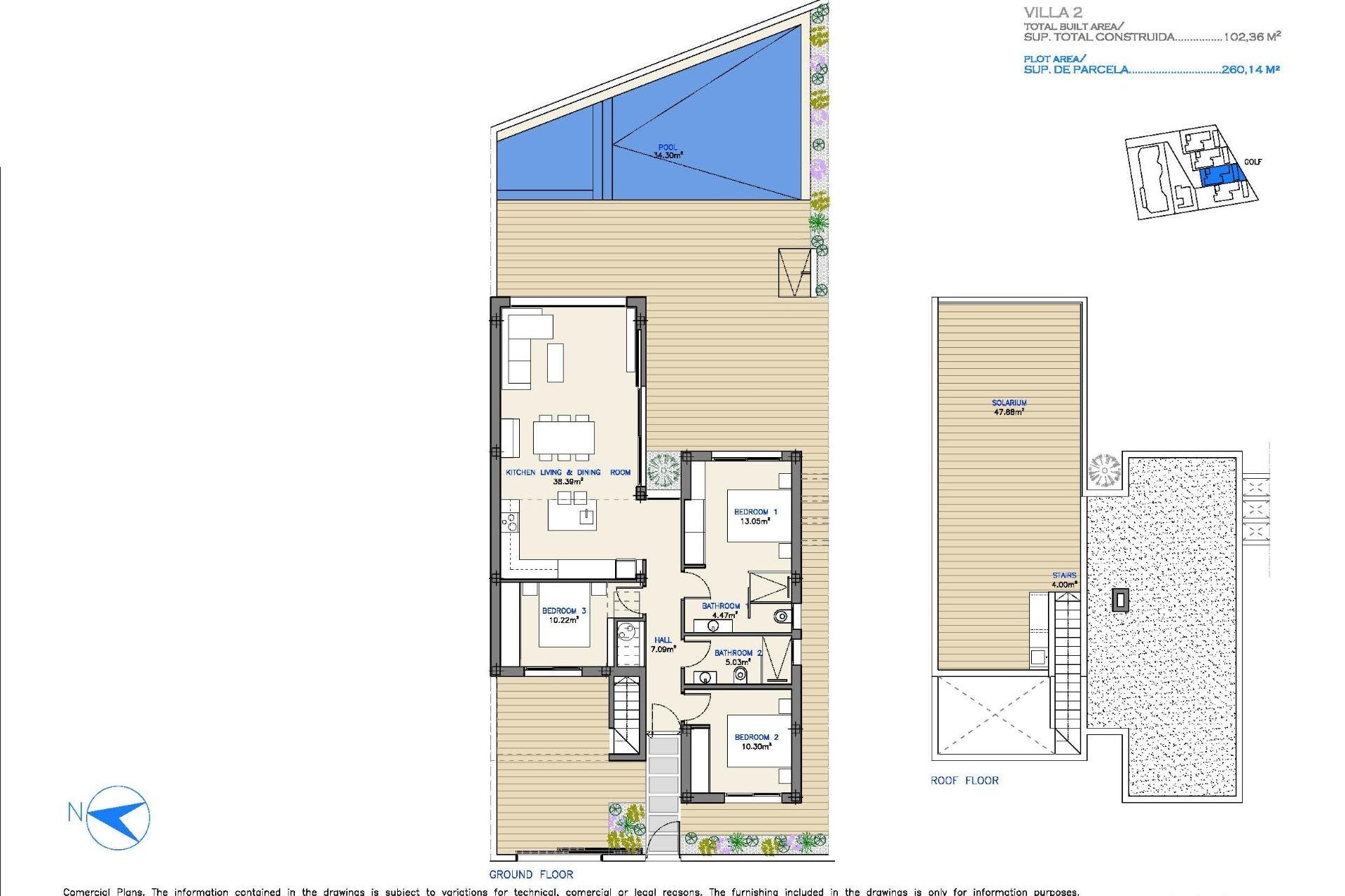 Nueva construcción  - Chalet Independiente - Los Alcazares - Serena Golf