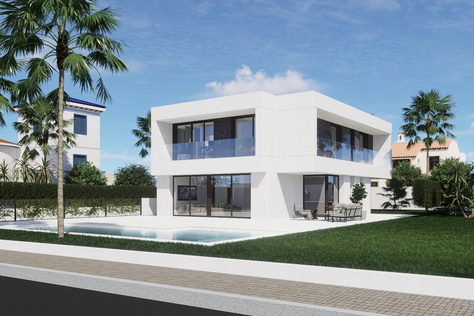 Nueva construcción  - Chalet Independiente - Orihuela Costa - La Zenia