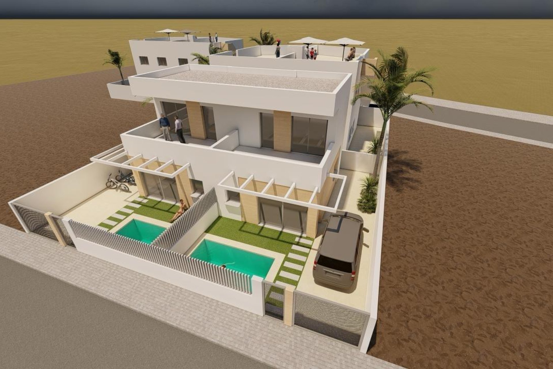 Nueva construcción  - Chalet Independiente - Puerto de Mazarron - Mar De Plata