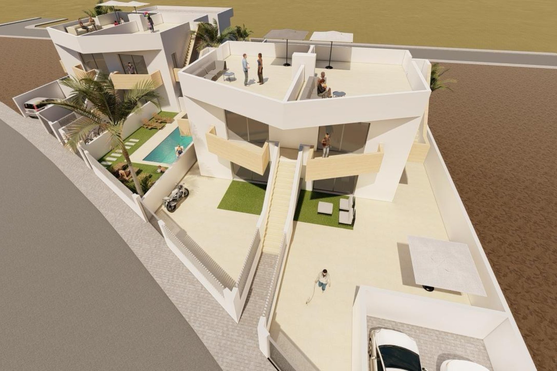 Nueva construcción  - Chalet Independiente - Puerto de Mazarron - Mar De Plata