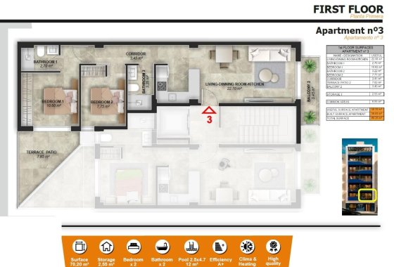Nueva construcción  - Apartamento - Torrevieja - Playa del Acequión