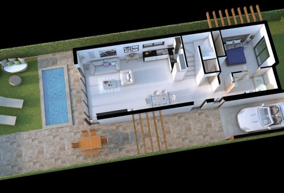 Nueva construcción  - Chalet Independiente - Los Alcazares - Torre del Rame