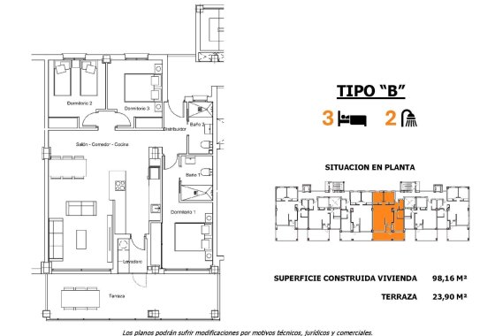 Nueva construcción  - Apartamento - San Miguel de Salinas - Pueblo