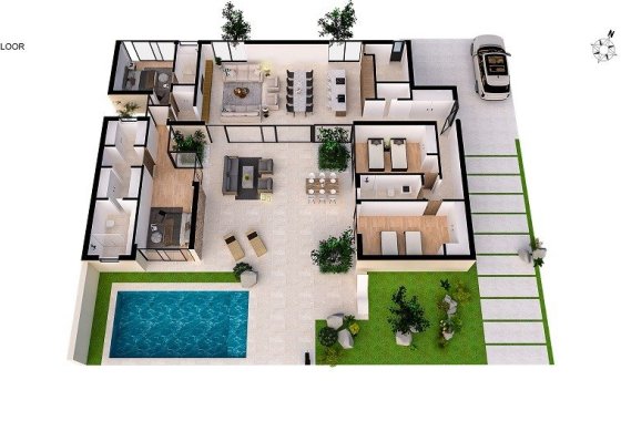 Nueva construcción  - Chalet Independiente - Baños y Mendigo - Altaona Golf