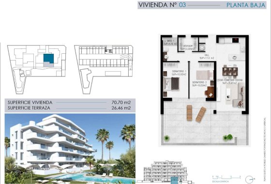 Nueva construcción  - Apartamento - Pilar de la Horadada - Mil Palmeras