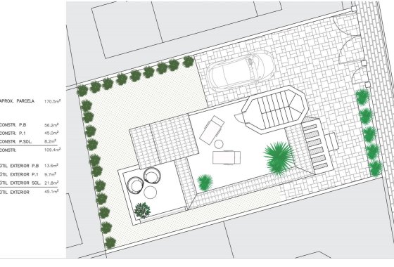 Nueva construcción  - Chalet Independiente - San Fulgencio - El Oasis