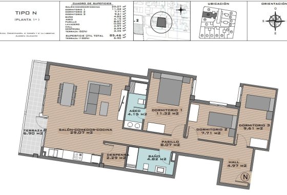 New Build - Apartment - Algorfa
