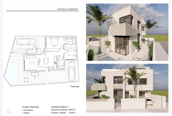 Nueva construcción  - Bungalow - Pilar de la Horadada - pueblo