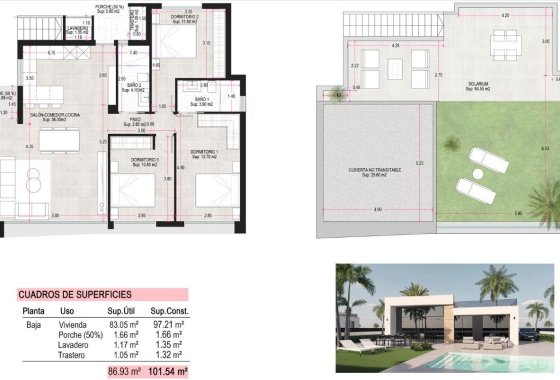 Nueva construcción  - Chalet Independiente - Alhama De Murcia - Condado De Alhama